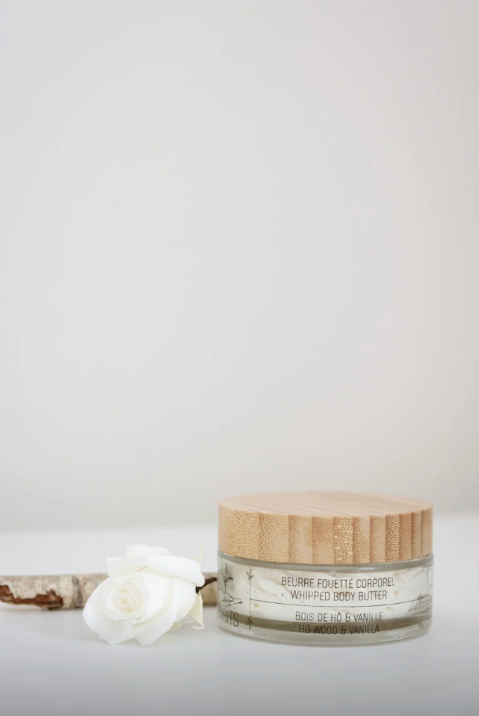 Beurre corporel fouetté Bois de Hô et vanille de Zarits