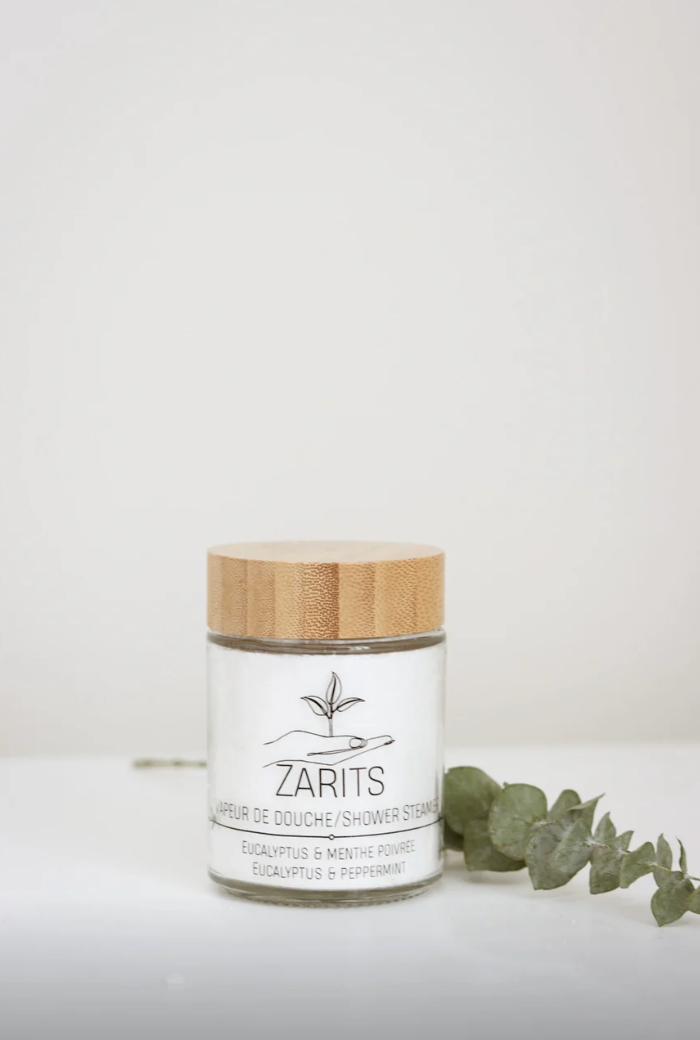 Zarits Douche Vapeur Menthe Poivrée et Eucalyptus