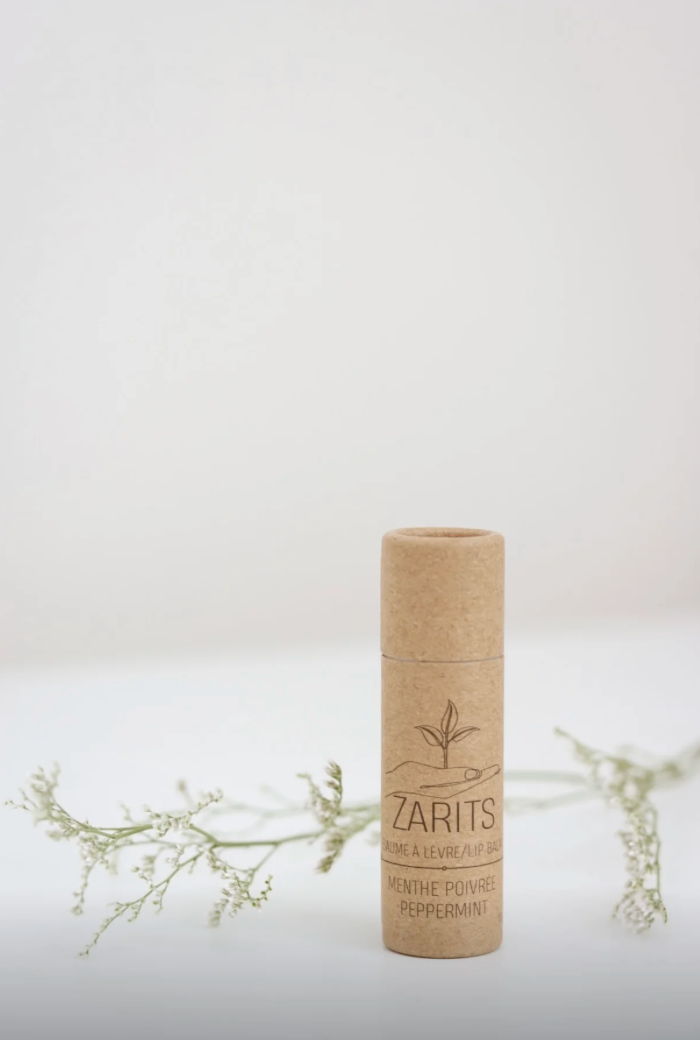 Baume à lèvres à la menthe poivrée Zarits