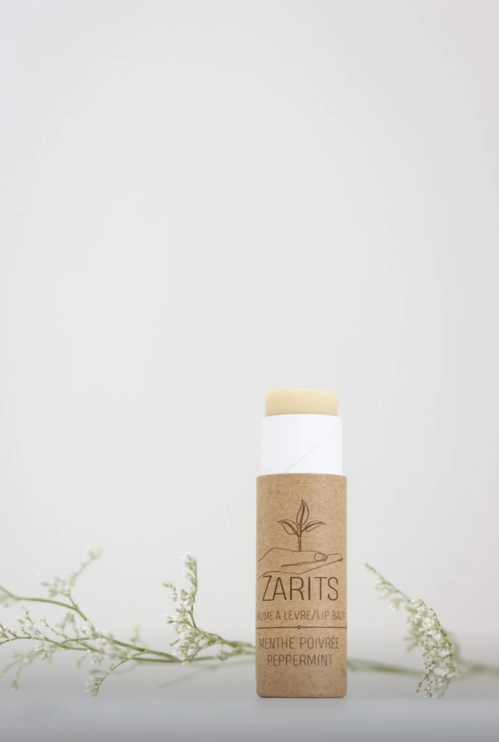 Baume à lèvres à la menthe poivrée Zarits