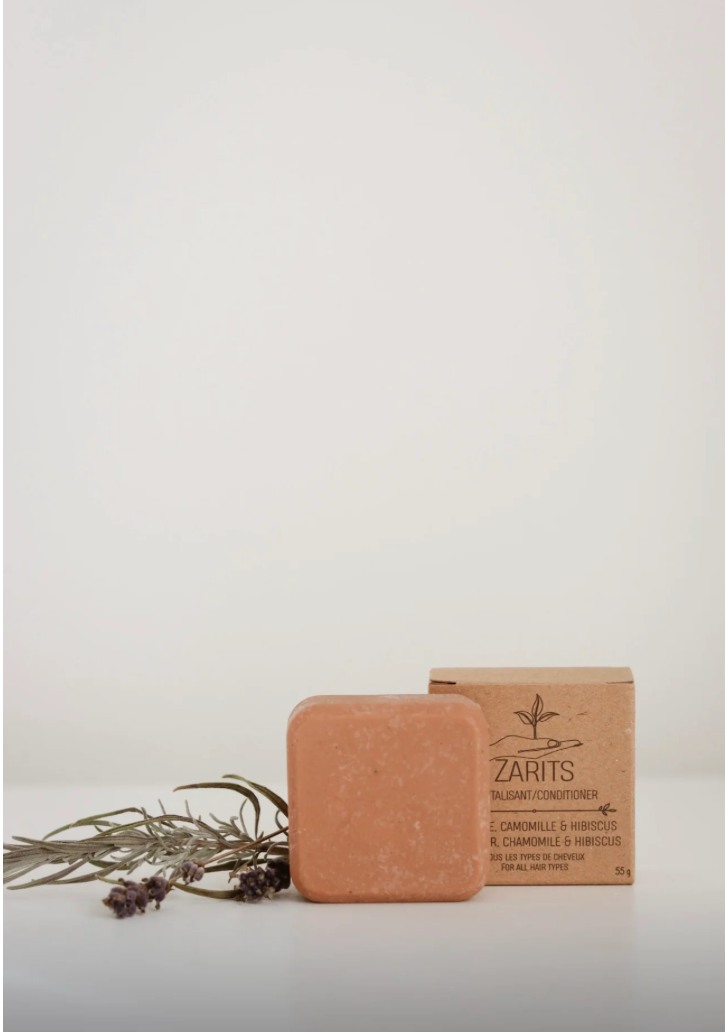 Après-shampoing Zarits à la lavande, à l'hibiscus et à la camomille – Pour tous types de cheveux