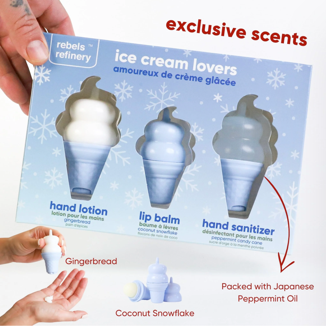 Coffret cadeau Rebels Refinery pour les amateurs de crème glacée des fêtes