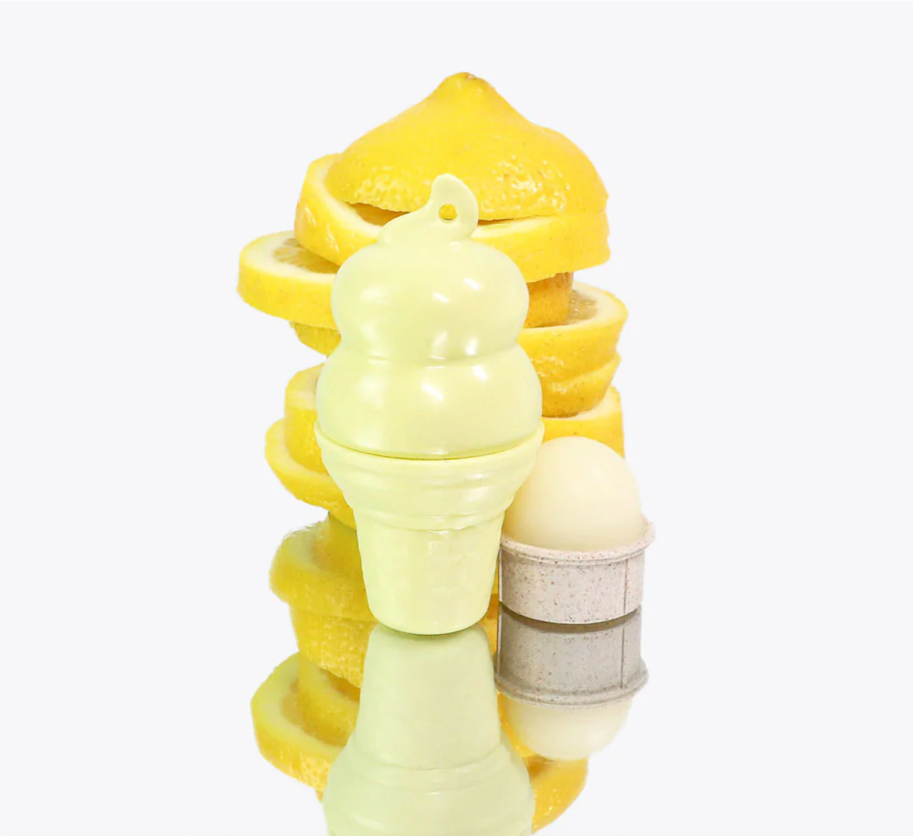 Rebels Refinery Lot de 2 – Baume à lèvres rechargeable (Citron) + Capsule