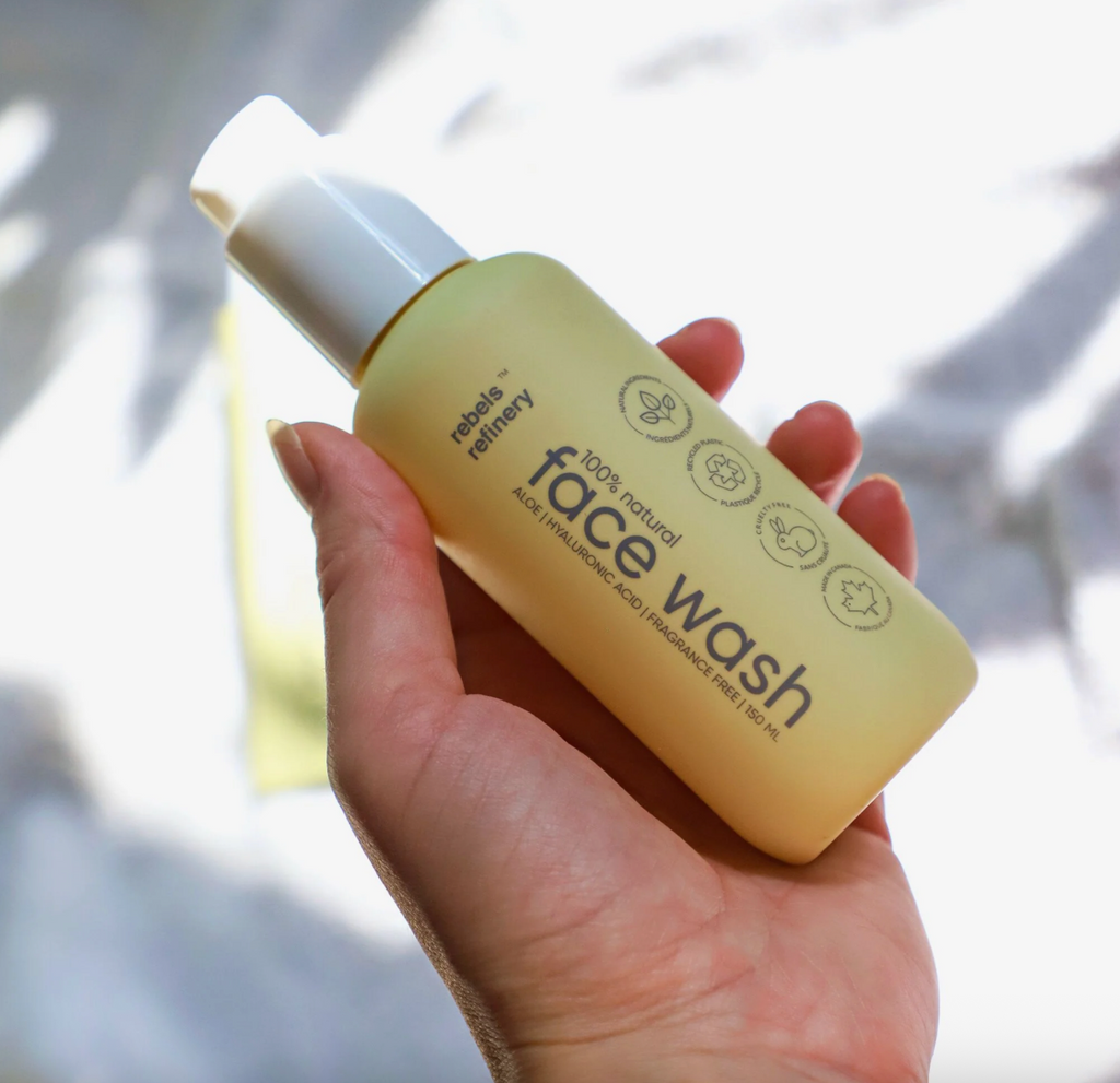 Nettoyant visage 100 % naturel Rebels Refinery – Sans parfum