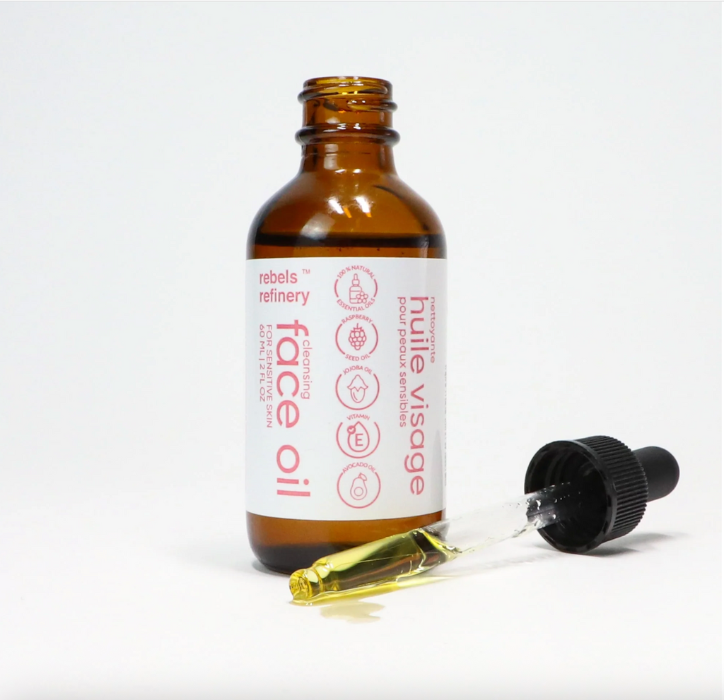 Huile nettoyante visage 100 % naturelle Rebels Refinery