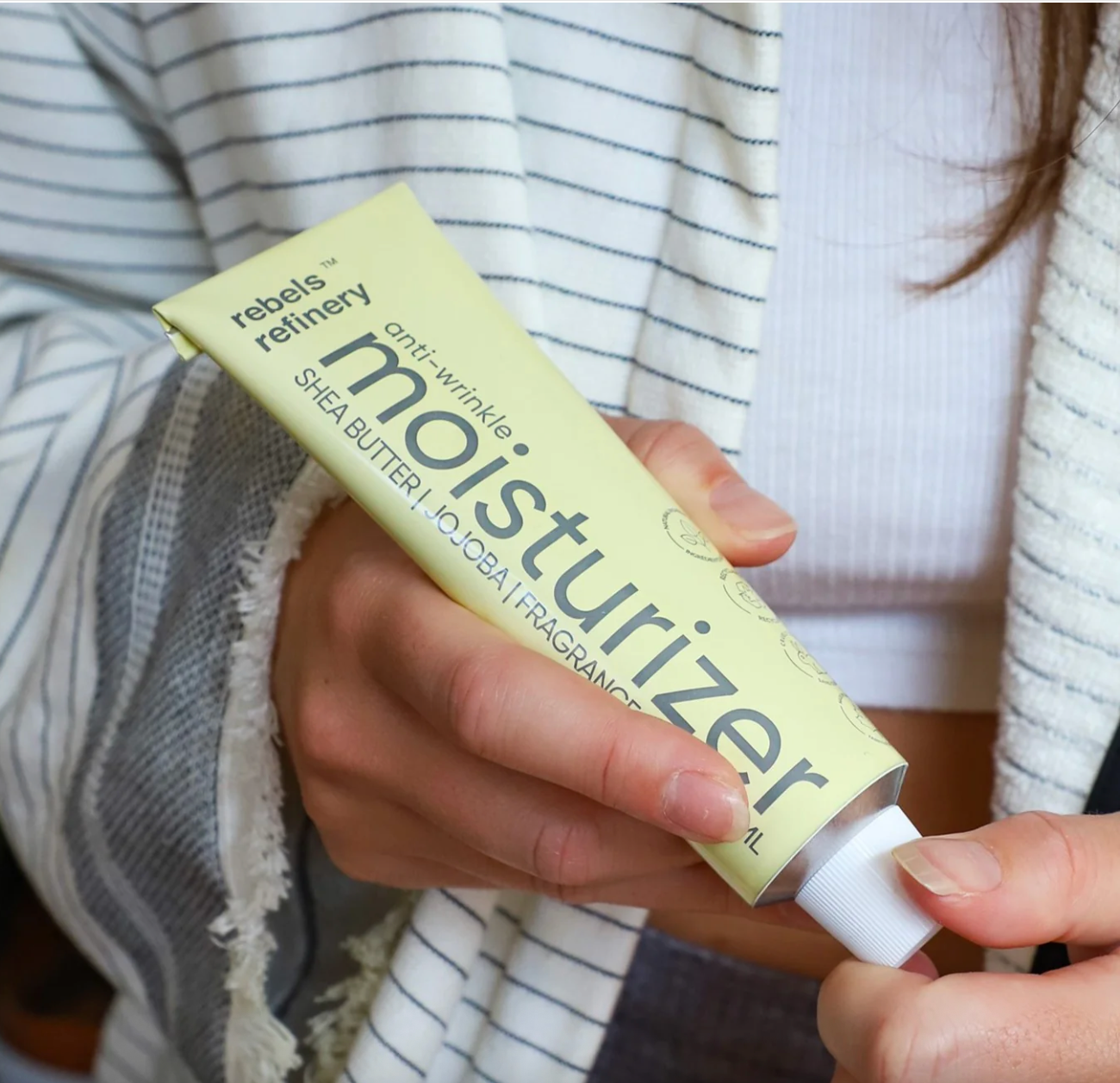 Crème hydratante anti-rides Rebels Refinery – 99 % naturelle et sans parfum