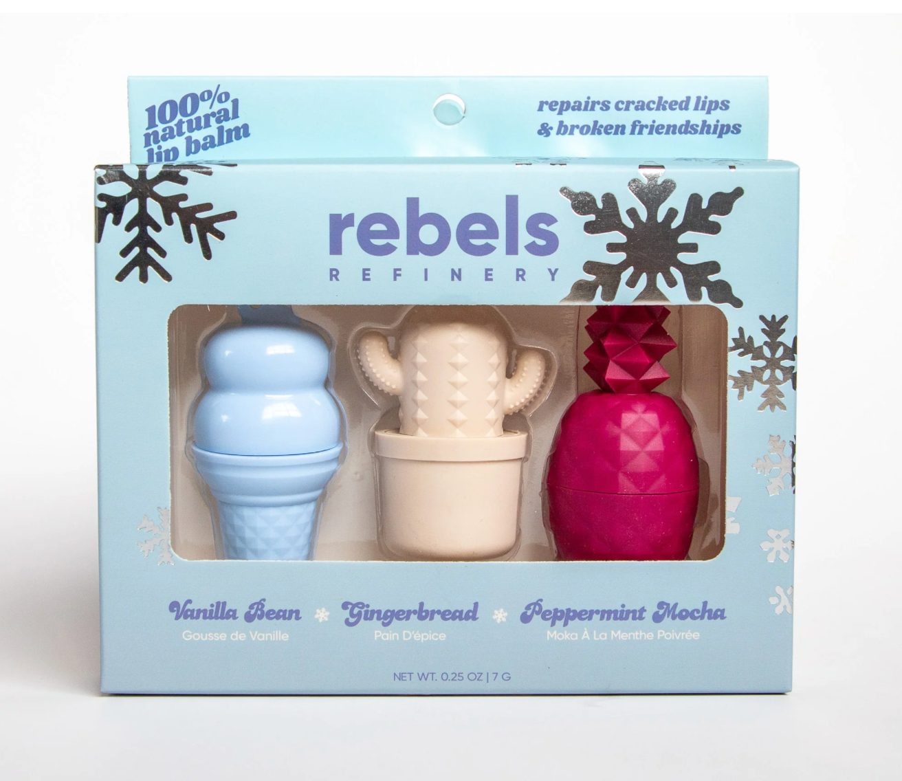 Coffret cadeau baume à lèvres d'hiver Rebels Refinery