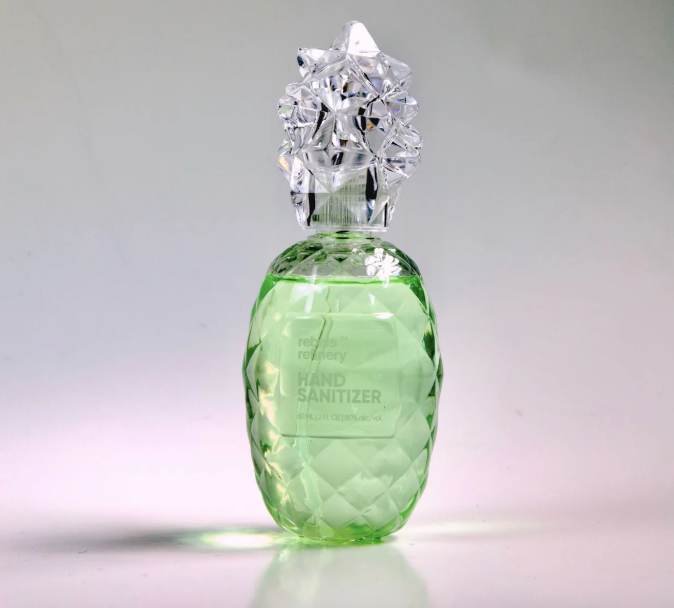 Gel hydroalcoolique pour les mains Rebels Refinery Green Citronnelle Ananas