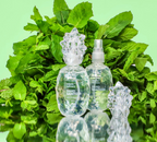 Gel hydroalcoolique transparent à la menthe poivrée et à l'ananas de Rebels Refinery