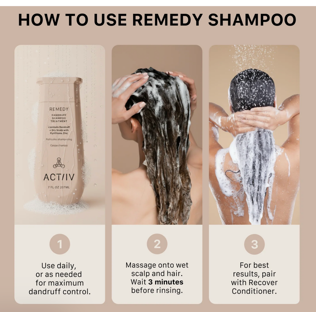 Shampoing antipelliculaire Actiiv Remedy