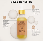Sérum capillaire épaississant Actiiv – À base d'huile pour cheveux texturés
