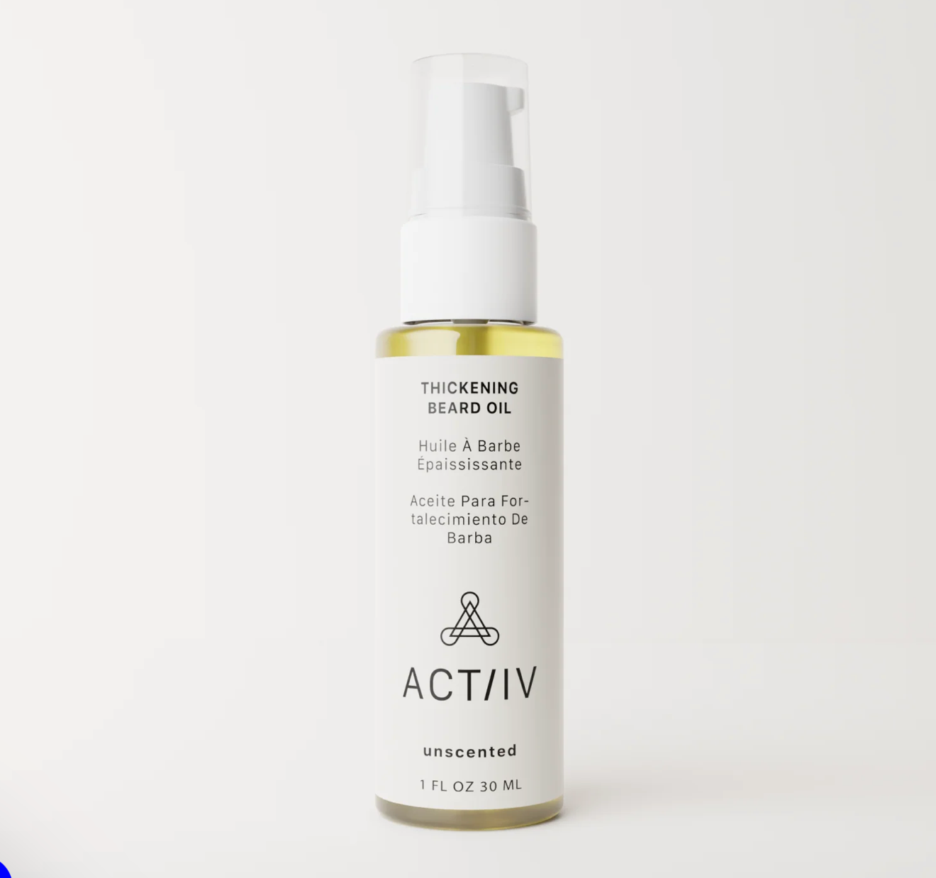 Huile à barbe épaississante Actiiv – Sans parfum