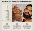 Huile à barbe épaississante Actiiv – Sans parfum